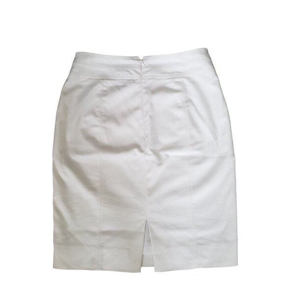 White House Black Market White Pencil Skirt Career Office Formal - Picture 2 of 10